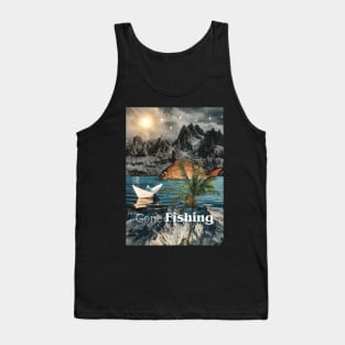 Gone Fishing Tank Top